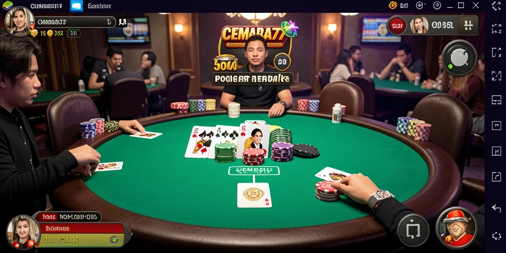 Tampilan gameplay CEMARA77 dengan grafis yang menarik dan interaktif.