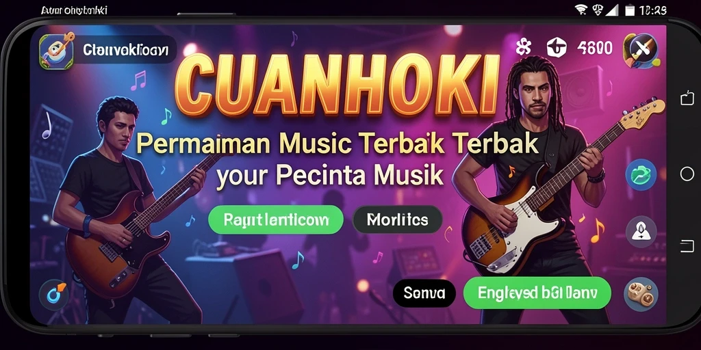 Screenshot CUANHOKI menampilkan gameplay seru dengan musik yang dinamis.