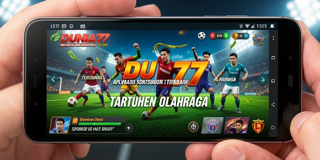 Tampilan gameplay taruhan olahraga DUNIA77 yang menarik dan interaktif.