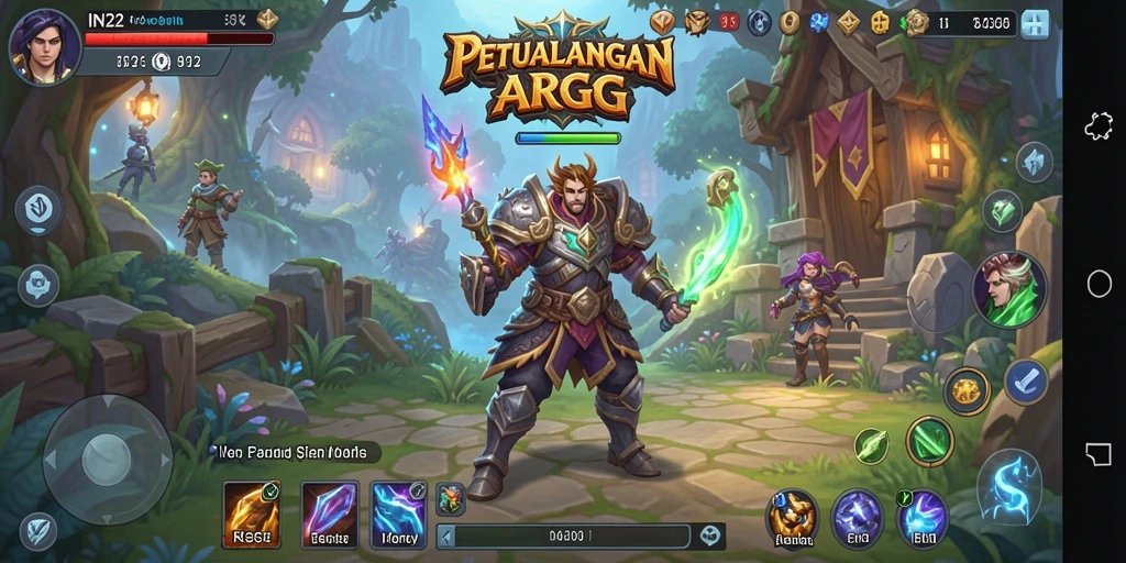 Tangkapan layar gameplay ARPG yang mendebarkan dari IN22.
