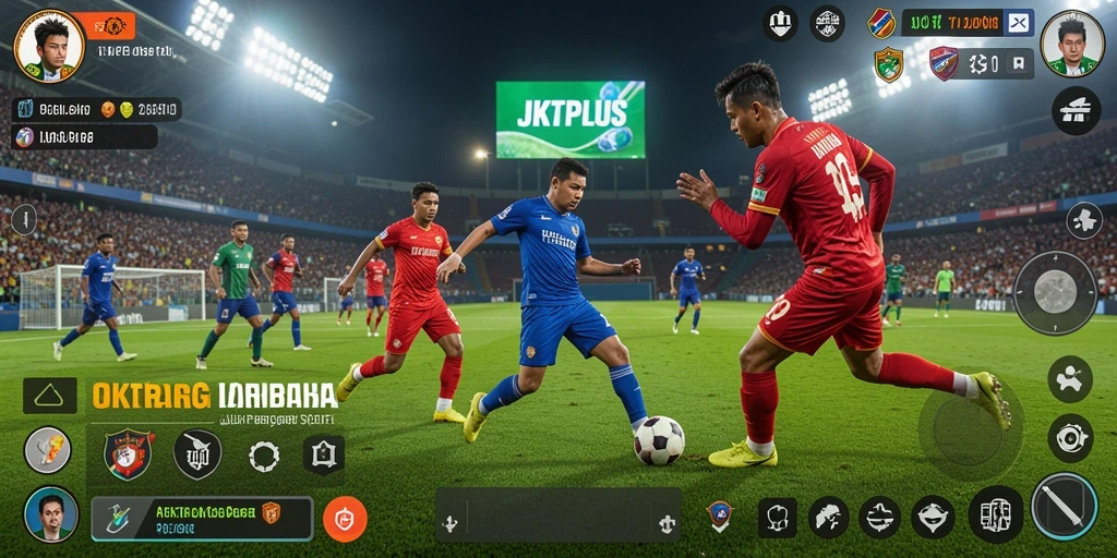 Tampilan gameplay JKTPLUS yang interaktif dan menarik.