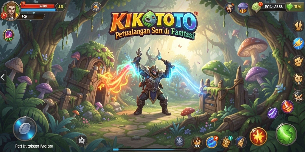 Tampilan gameplay KIKOTOTO yang menampilkan petualangan seru dan aksi mendebarkan.