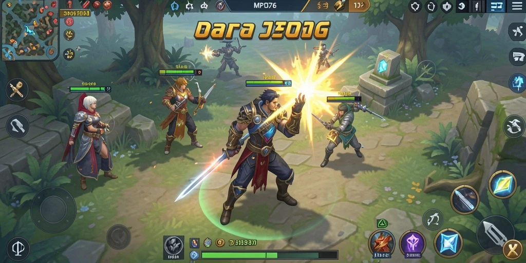 Screenshot utama MPO76 menampilkan aksi gameplay SLG yang seru.