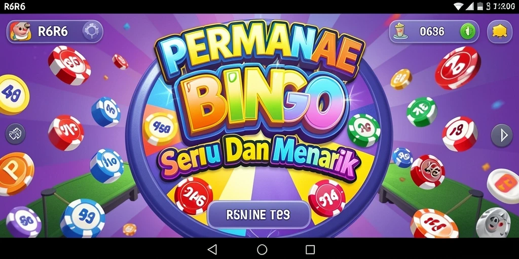 Tampilan gameplay Bingo yang seru dan interaktif di R6R6.