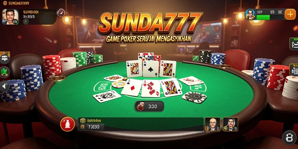 Gameplay Poker menarik di SUNDA777 dengan grafis yang memukau.